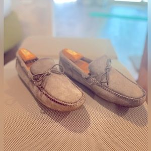 Johnnie-O Getaway Driver Loafers - Light Grey